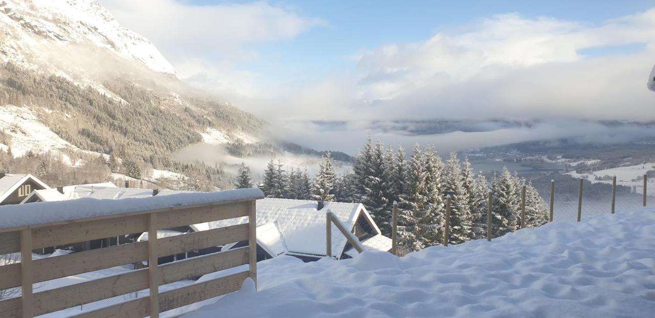 New And Exclusive Cottage In Voss With A Great View Skulestadmo ภายนอก รูปภาพ
