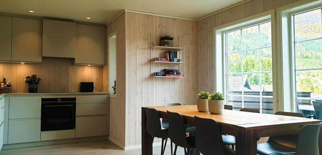 New And Exclusive Cottage In Voss With A Great View Skulestadmo ภายนอก รูปภาพ