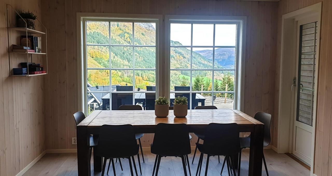New And Exclusive Cottage In Voss With A Great View Skulestadmo ภายนอก รูปภาพ